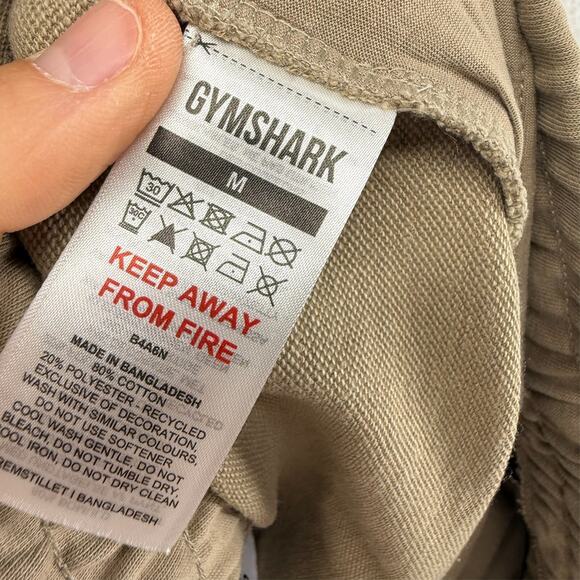 Gymshark Sweatpants Womens Medium Brown GSLC Lifting Club CUffed Joggers Pocket - Picture 8 of 10